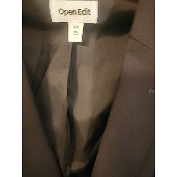 Nordstrom Open Edit Oversize Blazer In Brown Bean NWT Sz 42R New Cr60 Excellent - Picture 2 of 5